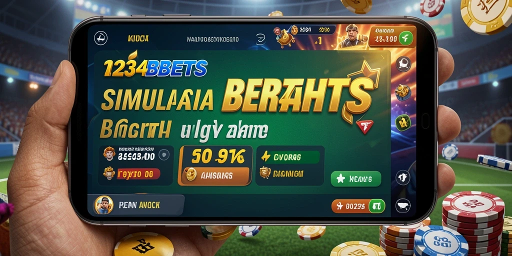 Gameplay <strong>1234BETS</strong> menunjukkan simulasi taruhan yang seru dan interaktif.