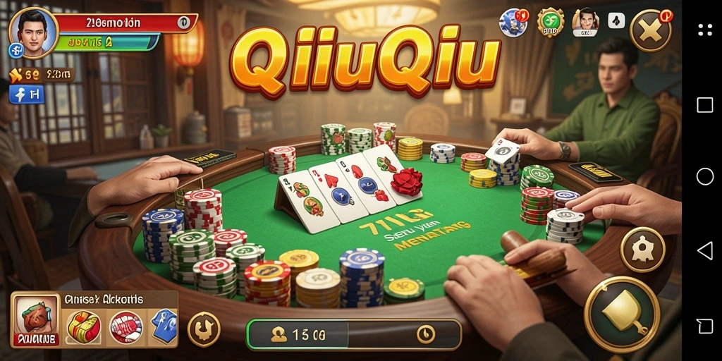 Screenshot gameplay QiuQiu yang seru di 71H.