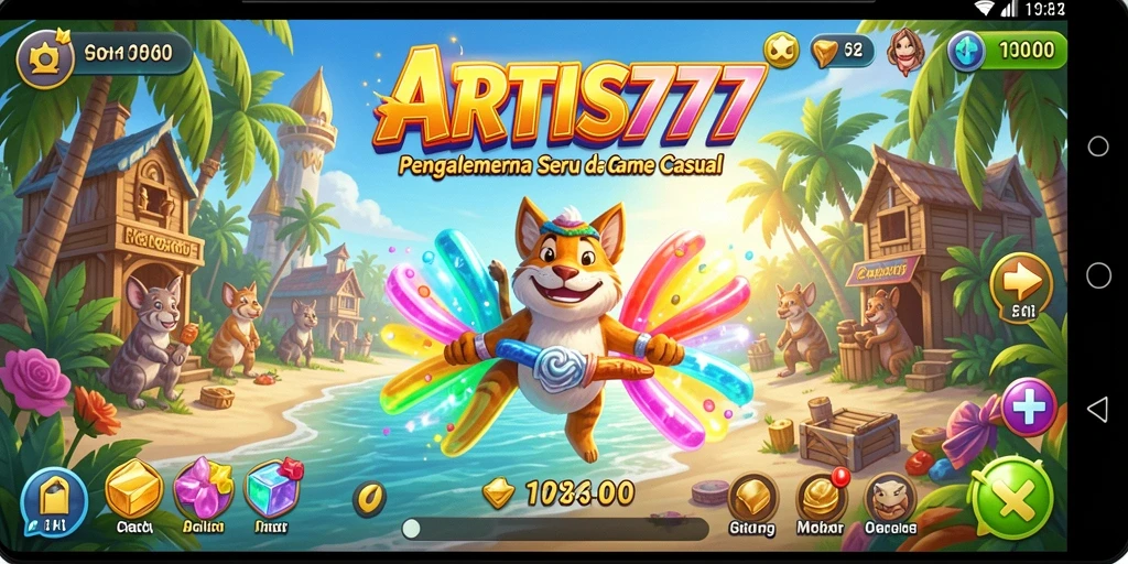 Screenshot gameplay ARTIS777 yang menampilkan keseruan permainan Casual.