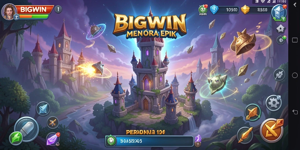Tampilkan aksi intens Tower Defense dalam gameplay BIGWIN.