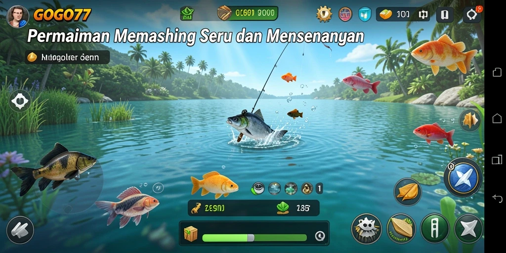 Screenshot GOGO77 menampilkan aksi memancing yang mendebarkan dan grafis yang memukau.