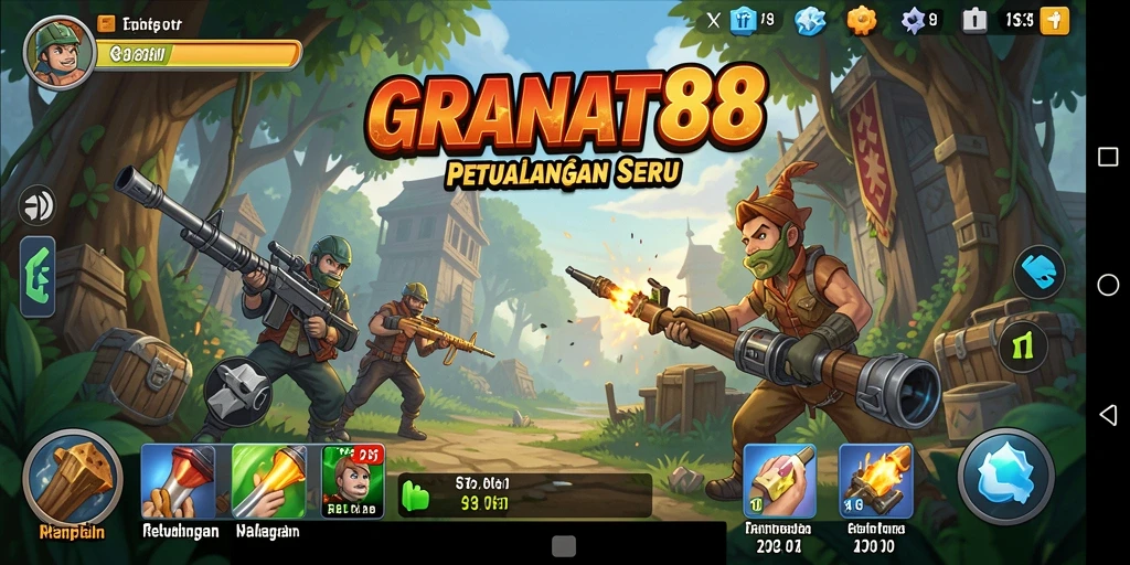 Tampilan gameplay seru dari GRANAT88 saat berpetualang.