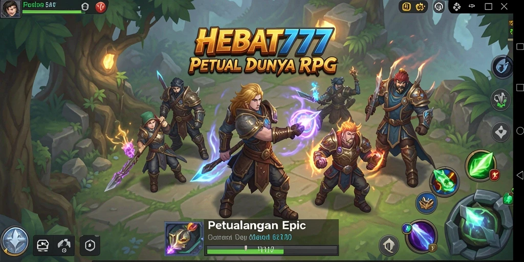 Tampilan gameplay HEBAT777 yang menakjubkan dengan aksi pertempuran seru.