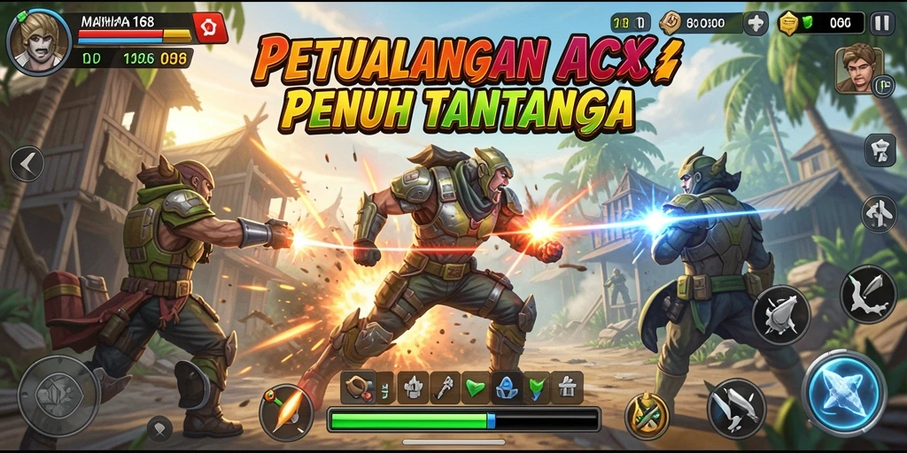 Tampilan gameplay dari MAHA168 dengan aksi yang mendebarkan.