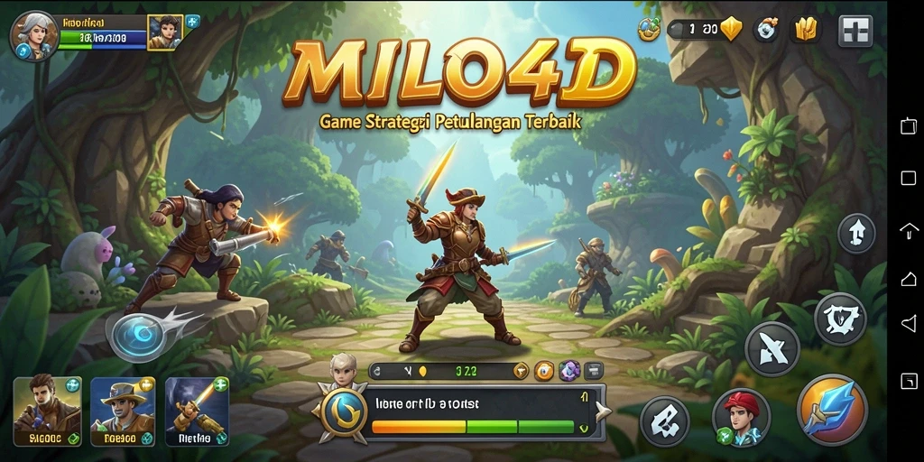 Tangkapan layar gameplay yang mendebarkan dari MILO4D.