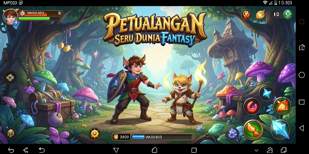 Tampilan gameplay MPO303 yang menampilkan petualangan seru dan eksplorasi.