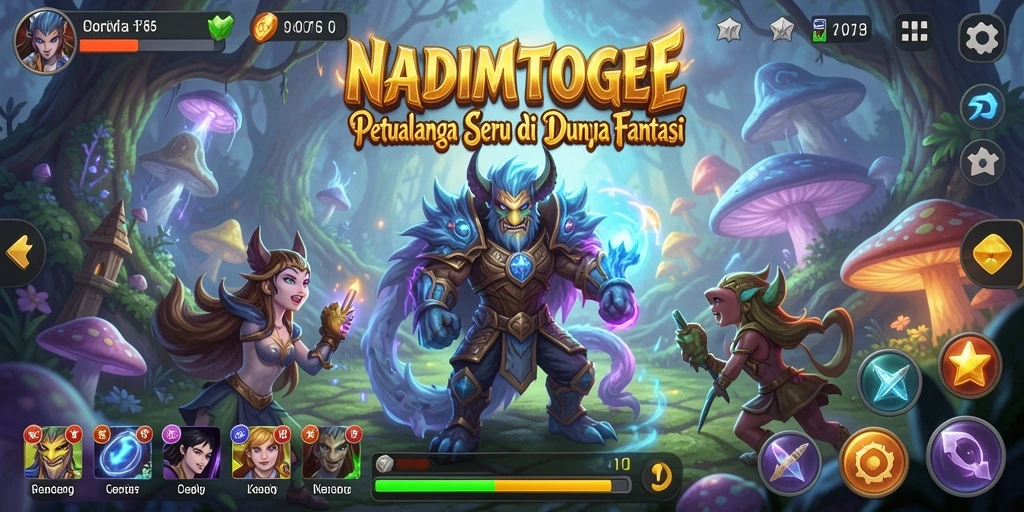 Tampilan gameplay seru dari NADIMTOGEL dengan pertarungan yang mendebarkan.