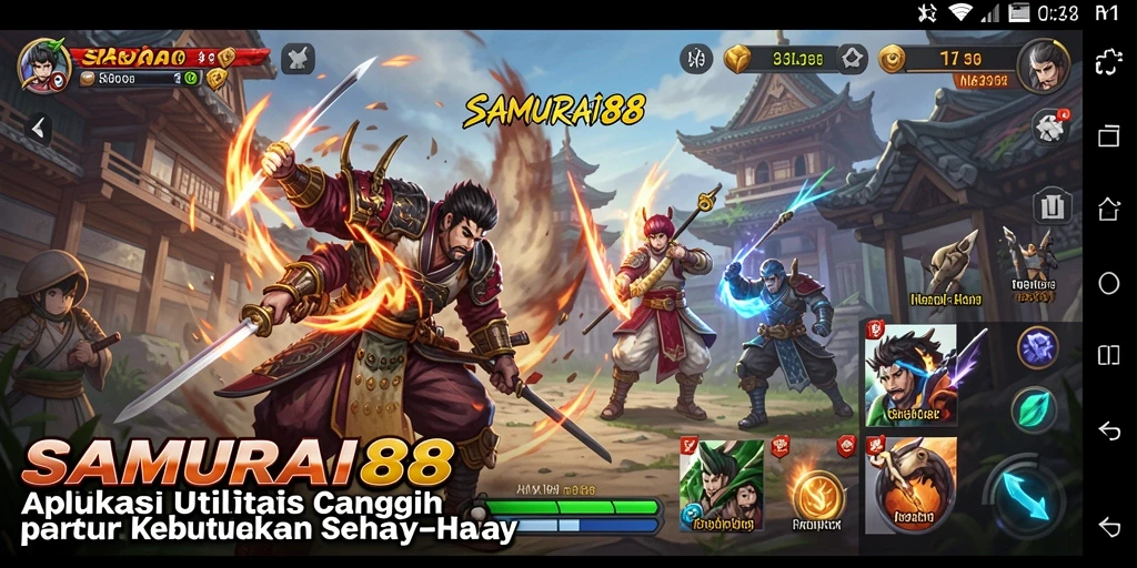 Tampilan antarmuka SAMURAI88 yang intuitif dan fungsional.