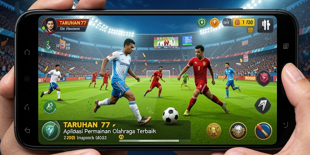 Tampilan gameplay yang menarik dari TARUHAN77 saat taruhan olahraga.