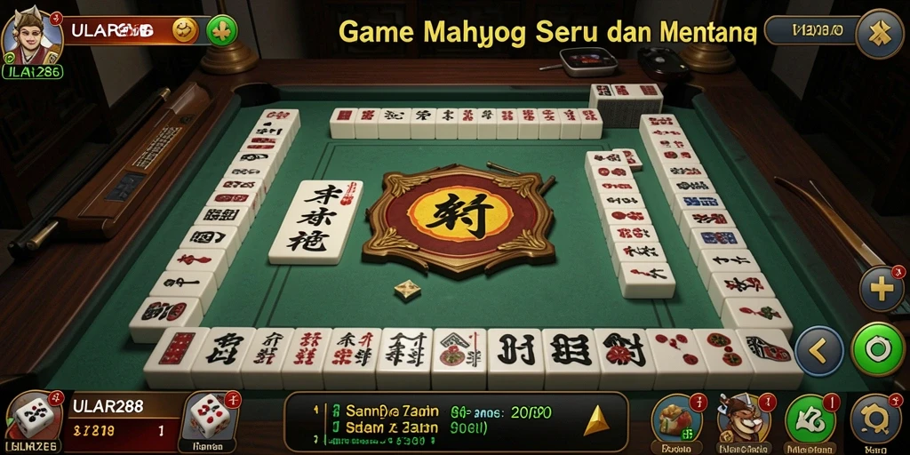 Screenshot gameplay ULAR288 yang menampilkan keseruan permainan Mahjong.